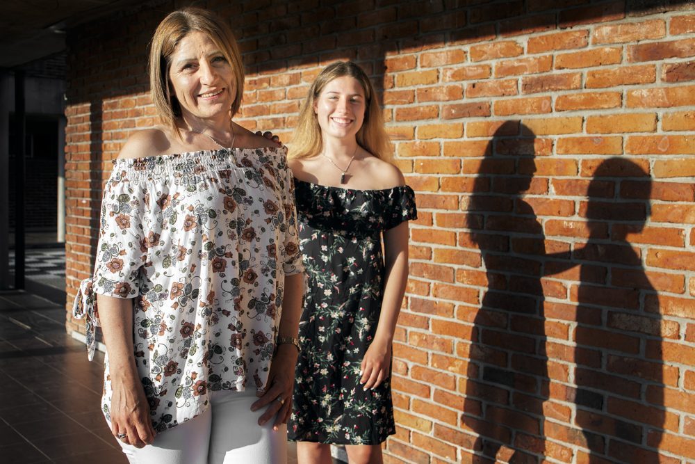 Lucía y Estela, se impulsan mutuamente para salir adelante/ Foto: Federico Gutiérrez